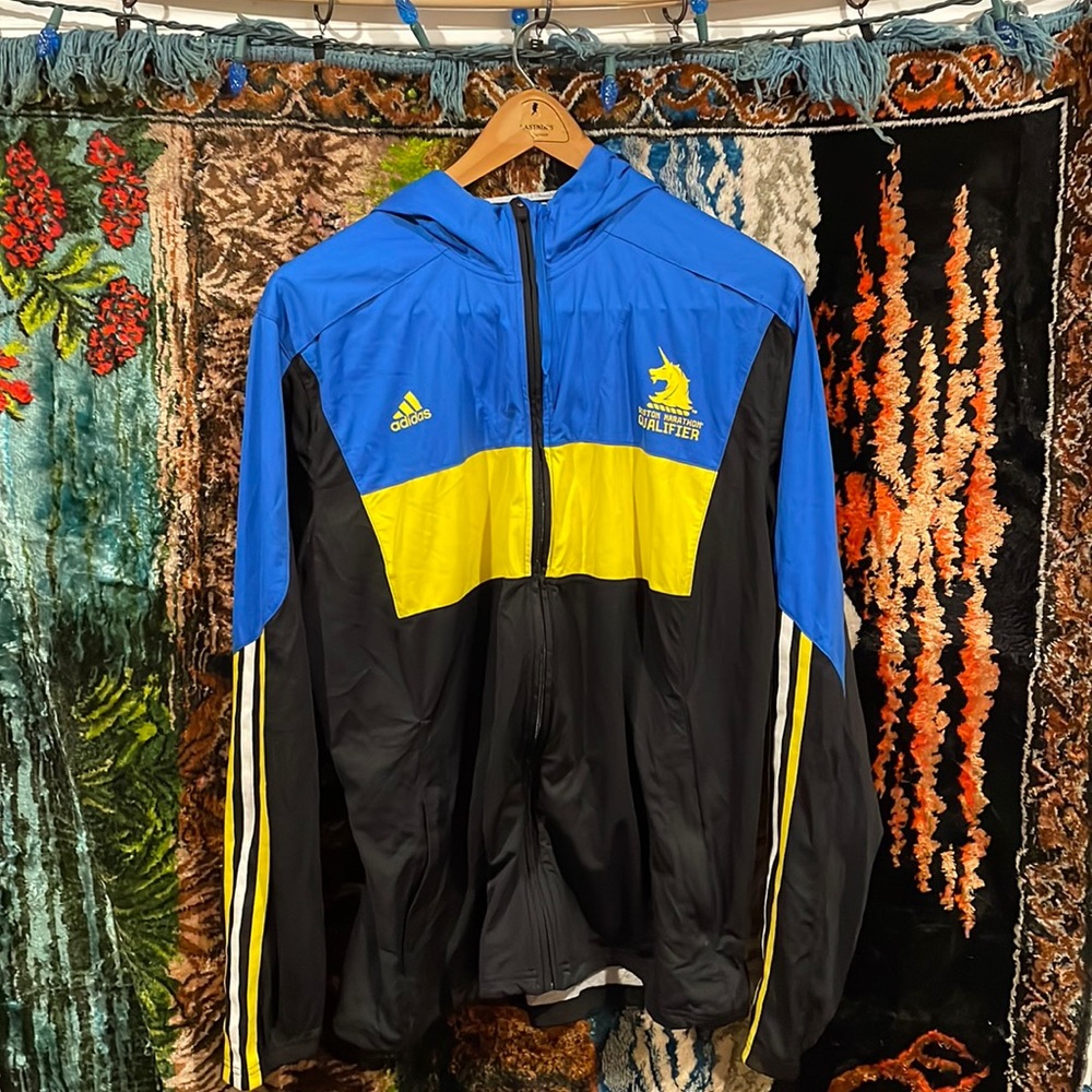 Adidas Boston Marathon running jacket